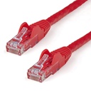 Cable de parcheo Cat6 StarTech.com N6PATC15MRD, conectores RJ45 macho a macho