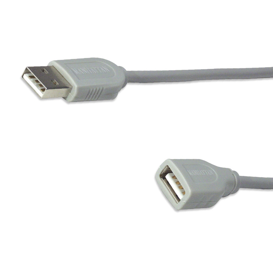 Cable extensión USB 1.1 Manhattan, versión USB 1.1 Full Speed