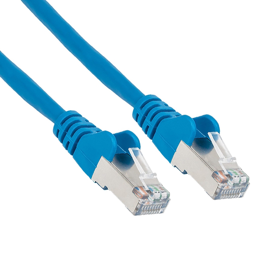 Cable patch Cat6A Intellinet, conectores RJ45 chapado en oro de 50 micras