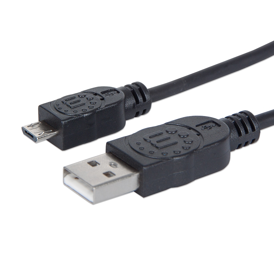 Cable USB 2.0 Manhattan, género macho a macho, conector 1 USB-A macho