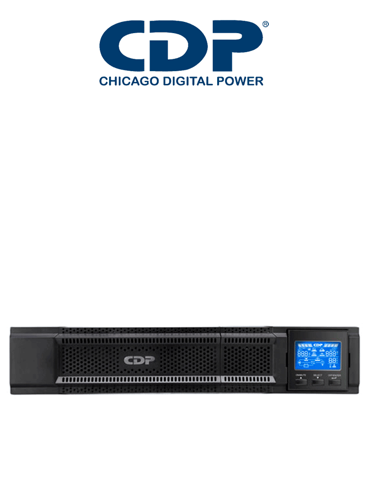 No break CDP Chicago Digital Power UPO11-2RTAX, salidas 8 (4 programables)
