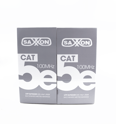 Cable UTP Cat5e Saxxon OUTPCAT5ECOPEXT, resistencia UV e intemperie
