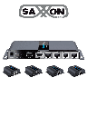 Kit extensor HDMI Saxxon LKV714PRO, alimentación solo el transmisor