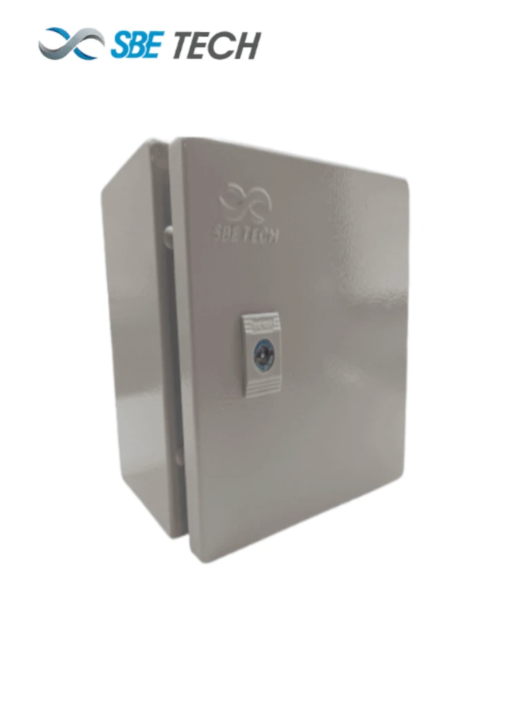 Gabinete metálico intemperie SBE Tech SBE-302515, montaje pared, estructura o poste