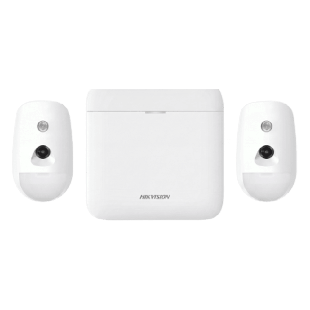 Kit de alarma Hikvision AX-PRO-KIT-GSM-PIR-CAM, panel incluido 1 x DS-PWA48-M-WB
