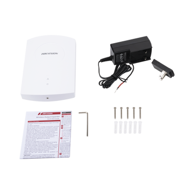 Módulo relevador inalámbrico Hikvision DS-PM-WO2, cifrado de datos AES-128