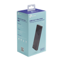 Hub USB TP-Link UH700, instalación plug and play, sin controladores