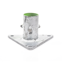 Base triangular mástil SLM-BA-5G, galvanizado inmersión en caliente