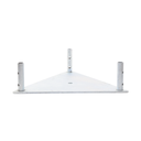 Base triangular SBZ-45, material placa base acero de 1/4"