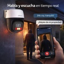 Kit 2 Cámaras IP PT Dahua DH-P3I-PV, tipos de conexiones con cable