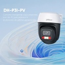 Kit 4 cámaras Wi-Fi PT Dahua DH-P3I-PV, altura 105 cm, profundidad 135 cm