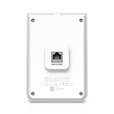 Access Point Ubiquiti UniFi U6-IW, VLAN 802.1Q, bandas doble banda 2.4 GHz y 5 GHz