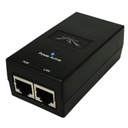 Inyector PoE Ubiquiti POE-24-12W, potencia de salida 12 W, voltaje de entrada 90-260 VCA, 47-63 Hz
