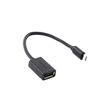 Adaptador OTG Micro USB a USB 2.0 UGREEN, múltiple blindaje interno