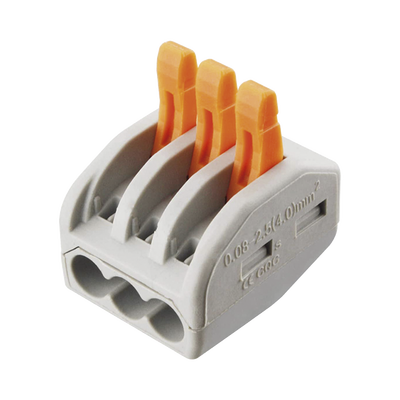 Conector compacto EPCOM Powerline CON-1004, contactos 1 entrada / 2 salidas