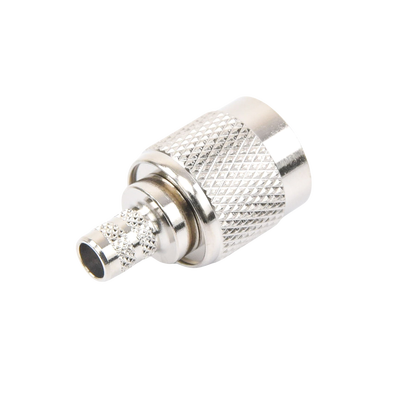 Conector TNC macho RF Industries RFT-1203-1X, contacto central oro