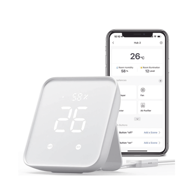 Controlador HUB Switchbot SWITCHBOTHUB2, alimentación 5 V 2 A