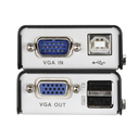 Extensor KVM USB Aten CE100, distancia máxima 100 m con Cat5e