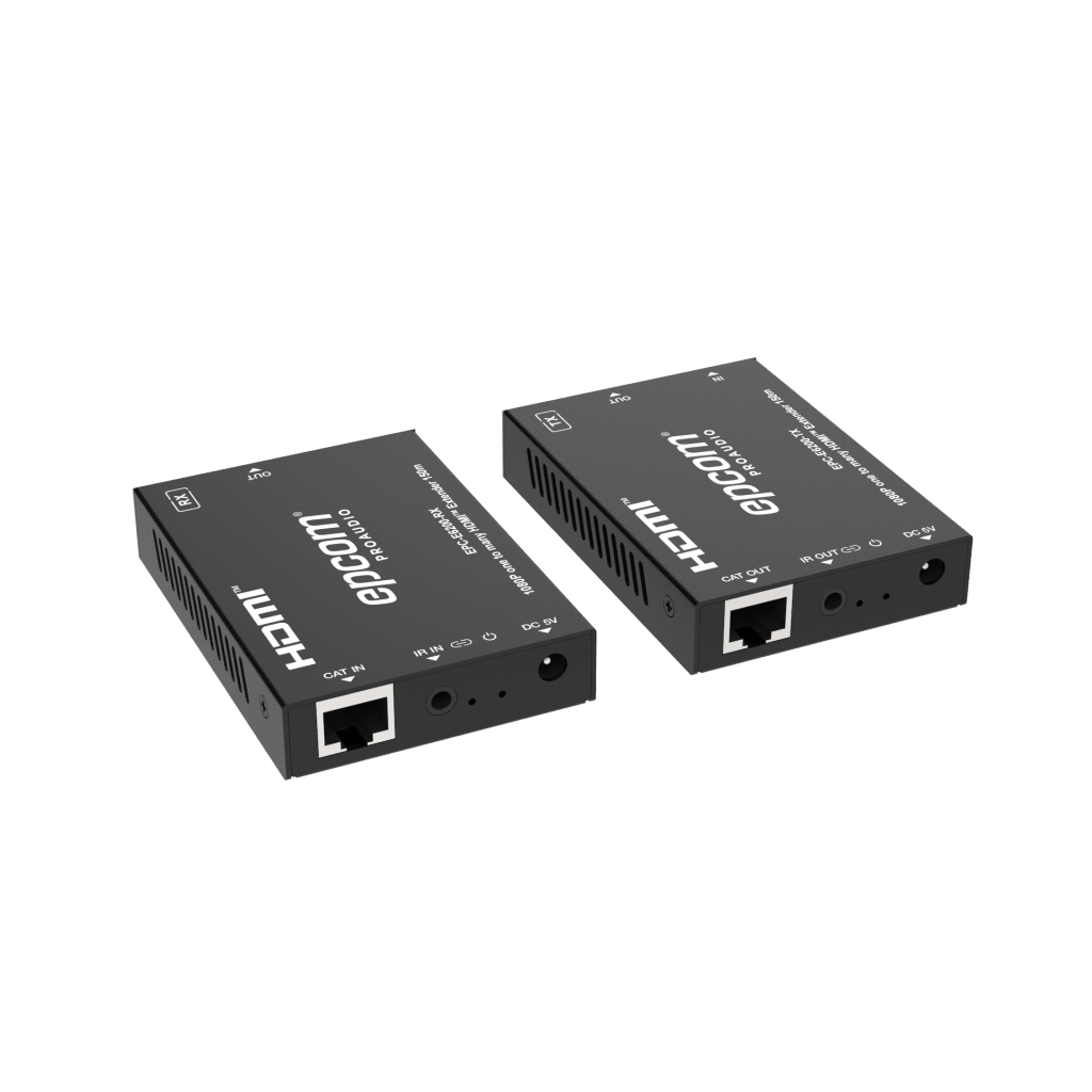 Extensor HDMI sobre IP EPCOM ProAudio EPC-E6200, red switch Gigabit estándar de 2 capas
