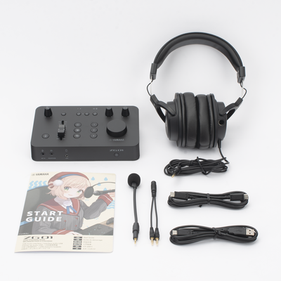 Mezclador de audio Yamaha ZG01PACK, micrófono condensador electret, cable 2 m