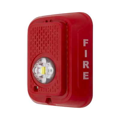 Estrobo LED pared System Sensor SRLED, montaje pared, conexión 2 hilos