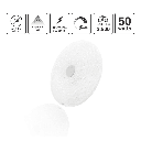Lámpara de techo LED JWJ JLAR-4002, potencia 40 W, base sobreponer