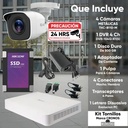 Kit CCTV HiLook by Hikvision KIT7204BM-LOW-SC, lugares de montaje Pared,Techo