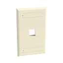 Placa de pared Panduit NK1FEIY, cumple con RoHS, número de puertos 1 Keystone