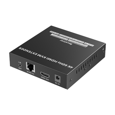 Extensor HDMI KVM receptor EPCOM Titanium TT582KVM-RX, consumo 4 W