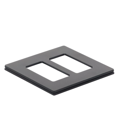 Placa de pared Lutron Electronics SC2MN, material resistente, acabado mate