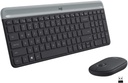 Kit teclado y mouse Logitech MK470, instalación plug and play, sin software