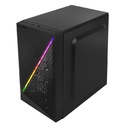 Gabinete PC Acteck AC-933070, iluminación RGB frontal, panel lateral acrílico