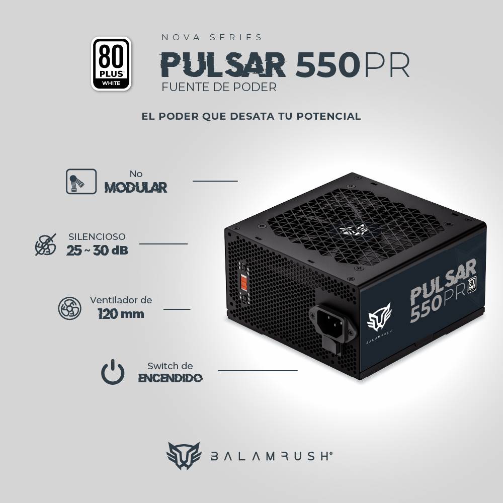 Fuente de poder Balam Rush BR-937726 — imagen 4 de 4
