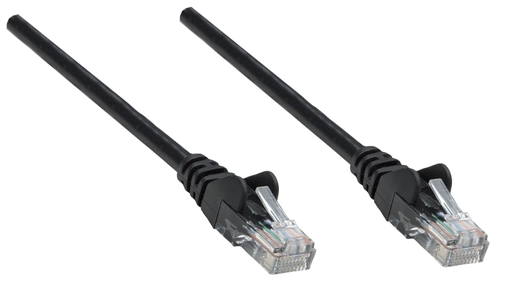 Cable patch Cat6A Intellinet, forro PVC flexible con botas antienganche