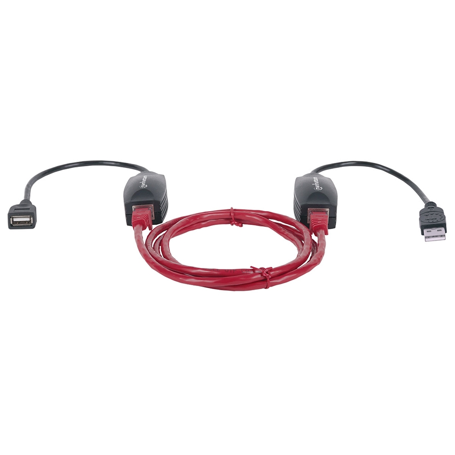 Extensor USB Manhattan RJ45, distancia máxima 60 m