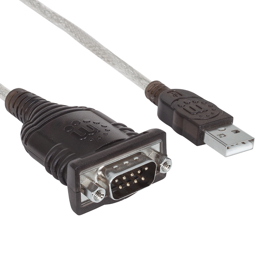 Convertidor USB a serial Manhattan, longitud del cable 45 cm