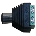 Conector DC macho Saxxon PSUBR12H, medida del plug 5.5 x 2.1 mm
