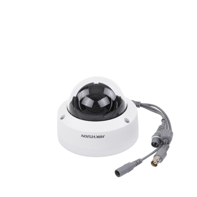 Cámara domo TurboHD Hikvision DS-2CE57D3T-VPITF, protección IP67 e IK10 antivandálica