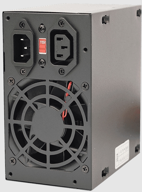 Fuente de poder ATX Naceb EV-500, voltaje de entrada 100-240 V