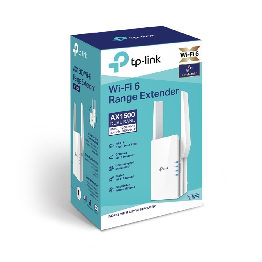 Extensor WiFi TP-Link RE505X, red Mesh compatible con OneMesh
