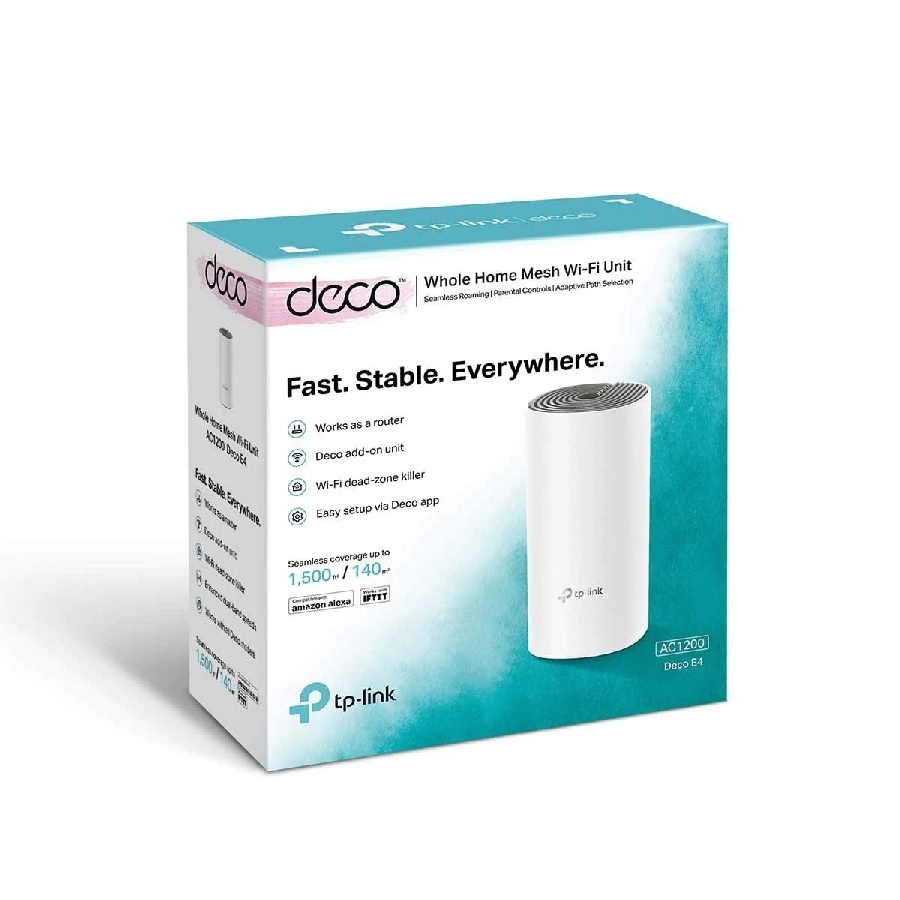 Sistema mesh Wi-Fi TP-Link Deco DECOE4, gestión app Deco para iOS y Android