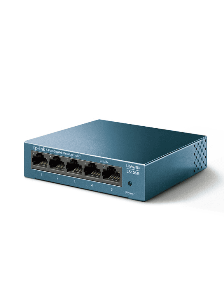 Switch Gigabit TP-Link LS105G, tabla MAC 2K, jumbo Frame 16 KB