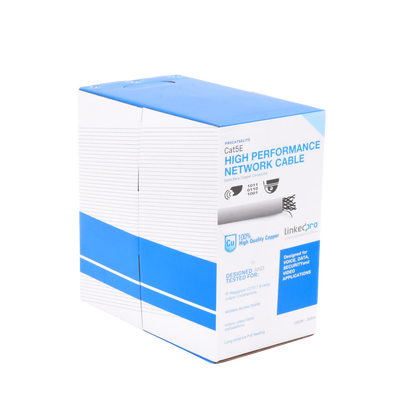 Bobina cable UTP Cat5e LinkedPro by EPCOM PRO-CAT-5E-LITE, aislamiento PVC