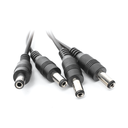 Cable divisor de energía EPCOM Powerline JR-F52, salidas 4 jacks macho DC 5.5 x 2.1 mm