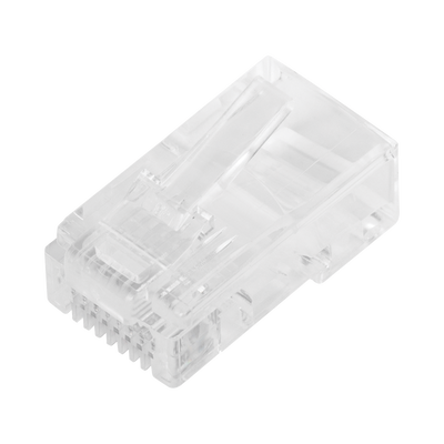 Plug RJ45 Cat5e LinkedPro by EPCOM TC5-PASS, presentación bote con 100 piezas