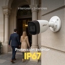 Kit CCTV Dahua HFW1500CMN-LOW-SC, material externo policarbonato