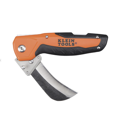 Navaja pelacables Klein Tools 44-218, fijación de hoja tornillo imperdible