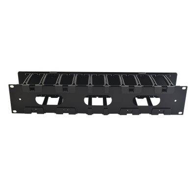 Organizador de cable horizontal Siemon HCM-4-2U, material policarbonato resistente