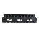 Organizador de cable horizontal Siemon HCM-4-2U, material policarbonato resistente