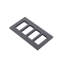 Placa de pared Lutron Electronics SC4MN, material plástico resistente